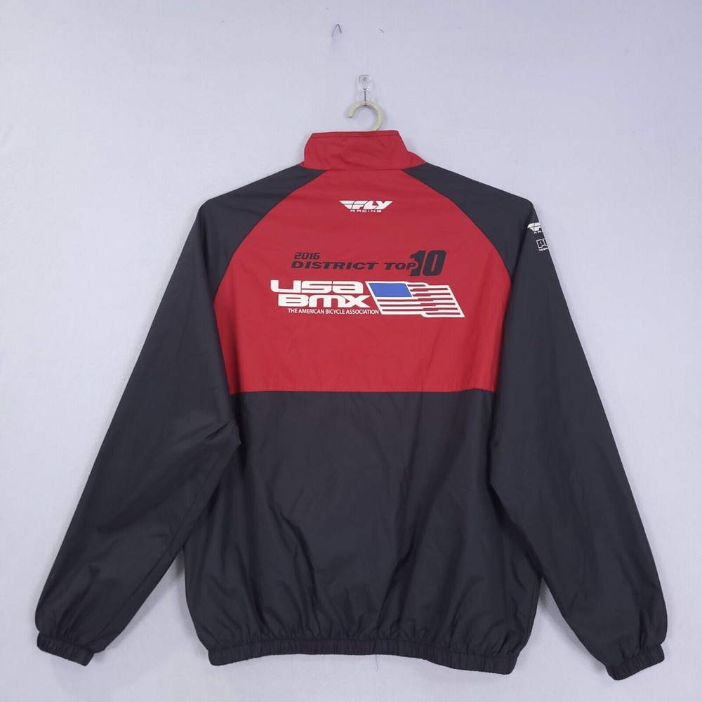 Fly Racing Jacket Mens 2XL Soft Shell Vented USA BMX Bicycle Performance